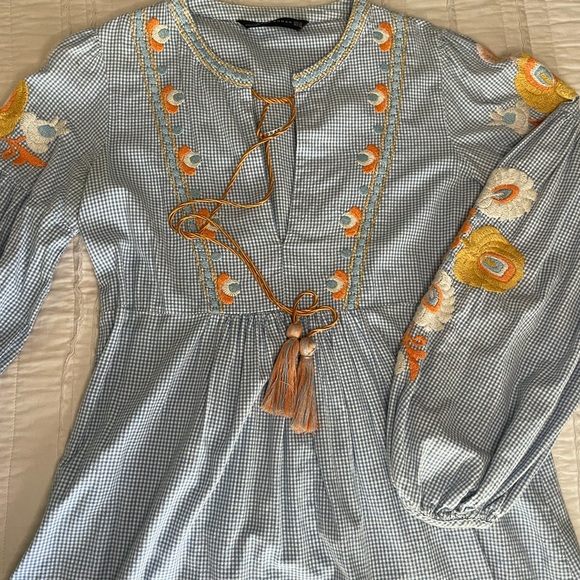 Zara Dresses & Skirts - Zara Embroidered Summer Dress
